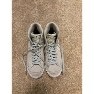 Nike Blue and Grey Blazers 77 Mid - Size 7